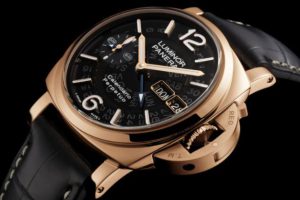 沛纳海 Luminor Goldtech™ Calendario Perpetuo 庐米诺系列红金万年历手表（图）