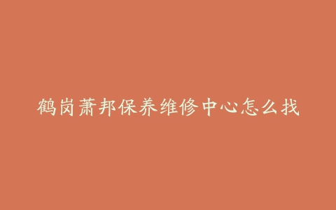 鹤岗萧邦保养维修中心怎么找