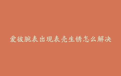 爱彼腕表出现表壳生锈怎么解决