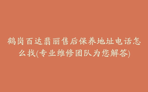 鹤岗百达翡丽售后保养地址电话怎么找(专业维修团队为您解答)