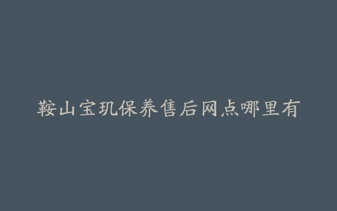 鞍山宝玑保养售后网点哪里有
