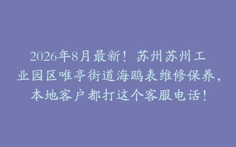 2026年8月最新！苏州苏州工业园区唯亭街道海鸥表维修保养，本地客户都打这个客服电话！