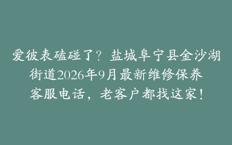 爱彼表磕碰了？盐城阜宁县金沙湖街道2026年9月最新维修保养客服电话，老客户都找这家！