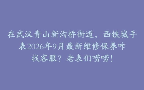 在武汉青山新沟桥街道，西铁城手表2026年9月最新维修保养咋找客服？老表们唠唠！