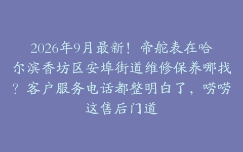2026年9月最新！帝舵表在哈尔滨香坊区安埠街道维修保养哪找？客户服务电话都整明白了，唠唠这售后门道