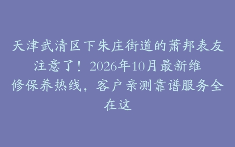 天津武清区下朱庄街道的萧邦表友注意了！2026年10月最新维修保养热线，客户亲测靠谱服务全在这